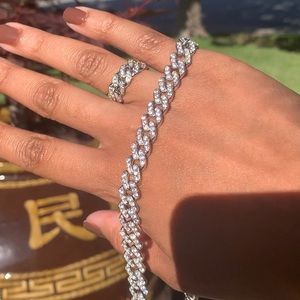 Rose Gold and Silver Cuban Chain